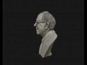 bernie sanders 3d sculpture ready to 3d print 3d print model 3D 프린트 모델