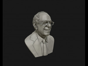 bernie sanders 3d sculpture ready to 3d print 3d print model 3D 프린트 모델