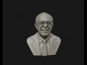 bernie sanders 3d sculpture ready to 3d print 3d print model 3D 프린트 모델