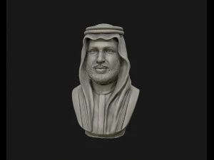 mohammad bin salman portrait sculpture model 3d print model 3D Print Model