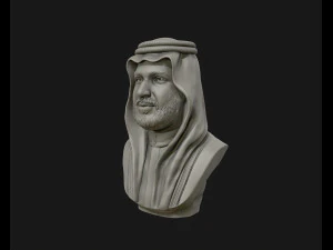 mohammad bin salman portrait sculpture model 3d print model 3D Print Model