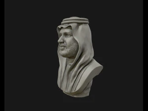 mohammad bin salman portrait sculpture model 3d print model 3D Print Model