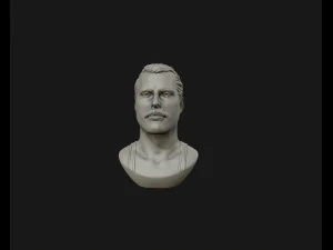 freddie mercury 3d printable portrait 3d print model 3D Print Model