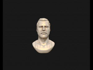 freddie mercury 3d printable portrait 3d print model 3D Print Model