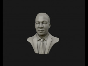 martin luther king head sculpture ready to 3d print Modelo de impresión 3D