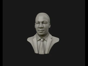 martin luther king head sculpture ready to 3d print 3D Print Model