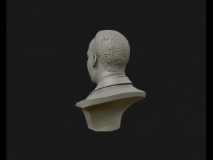 martin luther king head sculpture ready to 3d print Modelo de impresión 3D