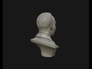martin luther king head sculpture ready to 3d print 3D Print Model