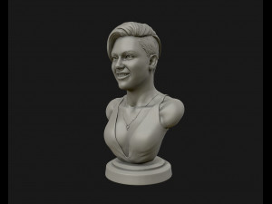 miley cyrus 3d printable sculpture model 3d print model 3D Print Model