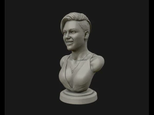 miley cyrus 3d printable sculpture model 3d print model 3D Print Model