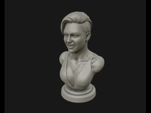 miley cyrus 3d printable sculpture model 3d print model 3D Print Model