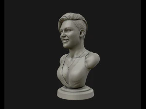 miley cyrus 3d printable sculpture model 3d print model 3D Print Model