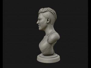 miley cyrus 3d printable sculpture model 3d print model 3D Print Model