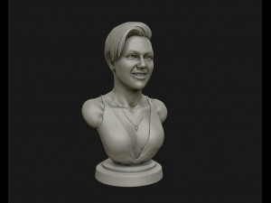 miley cyrus 3d printable sculpture model 3d print model 3D Print Model