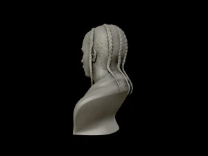 पॉप स्मोक पोर्ट्रेट मूर्तिकला 3डी प्रिंट मॉडल 3D प्रिंट मॉडल