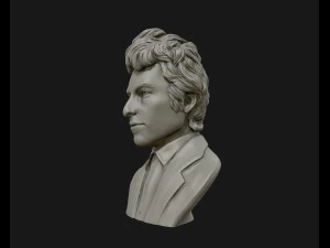 bob dylan 3d sculpture ready to 3d print 3d print model 3D Print Model