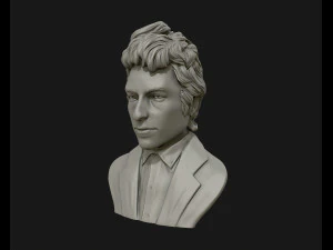 bob dylan 3d sculpture ready to 3d print 3d print model 3D Print Model