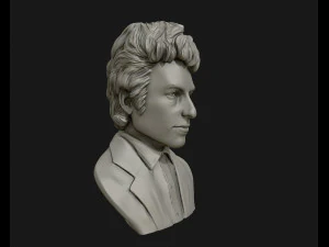 bob dylan 3d sculpture ready to 3d print 3d print model 3D Print Model