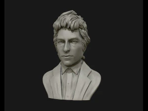bob dylan 3d sculpture ready to 3d print 3d print model 3D Print Model