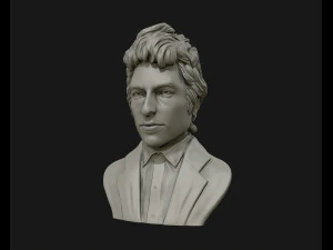 bob dylan 3d sculpture ready to 3d print 3d print model 3D Print Model