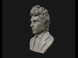 bob dylan 3d sculpture ready to 3d print 3d print model 3D Print Model