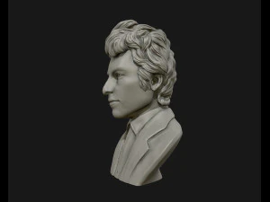 bob dylan 3d sculpture ready to 3d print 3d print model 3D Print Model