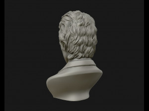 bob dylan 3d sculpture ready to 3d print 3d print model 3D Baskı Modeli