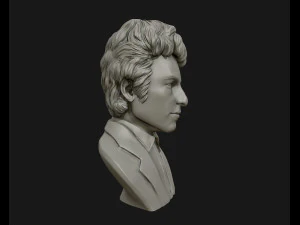 bob dylan 3d sculpture ready to 3d print 3d print model 3D Print Model