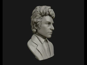 bob dylan 3d sculpture ready to 3d print 3d print model 3D Print Model
