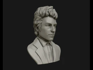 bob dylan 3d sculpture ready to 3d print 3d print model 3D Print Model