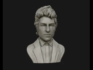 bob dylan 3d sculpture ready to 3d print 3d print model 3D Print Model