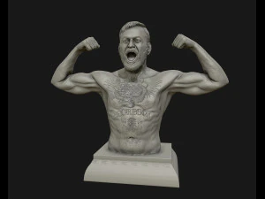 conor mcgregor 3d sculpture ready to 3d print 3d print model 3D Print Model