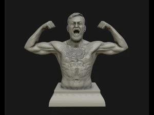 conor mcgregor 3d sculpture ready to 3d print 3d print model 3D Print Model