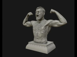 conor mcgregor 3d sculpture ready to 3d print 3d print model 3D Print Model