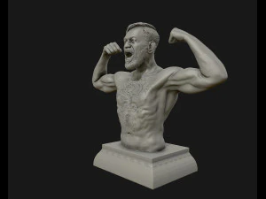 conor mcgregor 3d sculpture ready to 3d print 3d print model 3D Print Model