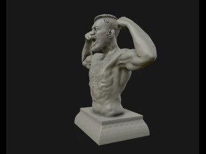 conor mcgregor 3d sculpture ready to 3d print 3d print model 3D Print Model