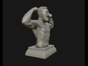 conor mcgregor 3d sculpture ready to 3d print 3d print model 3D Print Model