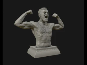 conor mcgregor 3d sculpture ready to 3d print 3d print model 3D Print Model