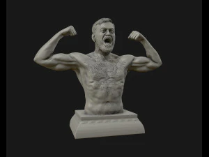 conor mcgregor 3d sculpture ready to 3d print 3d print model 3D Print Model