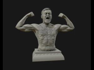 conor mcgregor 3d sculpture ready to 3d print 3d print model 3D Print Model