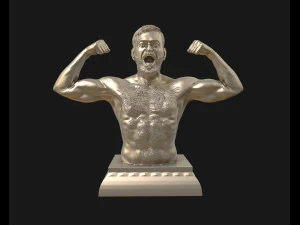 conor mcgregor 3d sculpture ready to 3d print 3d print model 3D Print Model