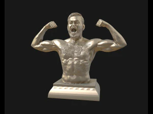 conor mcgregor 3d sculpture ready to 3d print 3d print model 3D Print Model