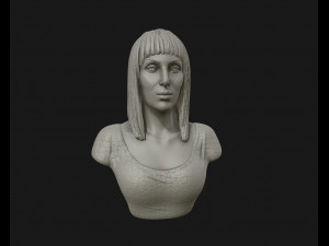 cher portrait sculpture ready to 3d print 3d print model 3D Print Model