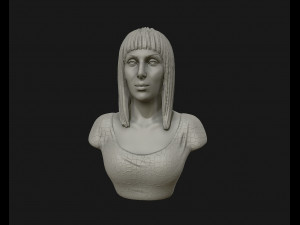 cher portrait sculpture ready to 3d print 3d print model 3D Print Model