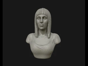 cher portrait sculpture ready to 3d print 3d print model 3D Print Model