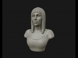 cher portrait sculpture ready to 3d print 3d print model 3D Print Model