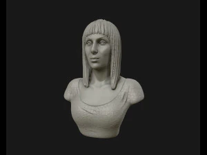 cher portrait sculpture ready to 3d print 3d print model 3D Print Model