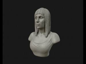 cher portrait sculpture ready to 3d print 3d print model 3D Print Model