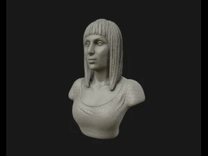 cher portrait sculpture ready to 3d print 3d print model 3D Print Model