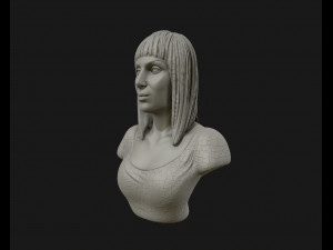 cher portrait sculpture ready to 3d print 3d print model 3D Print Model